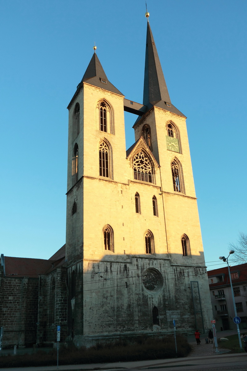 Brgerkirche St. Martinikirche am 02. Dezember 2016 in Halberstadt.
