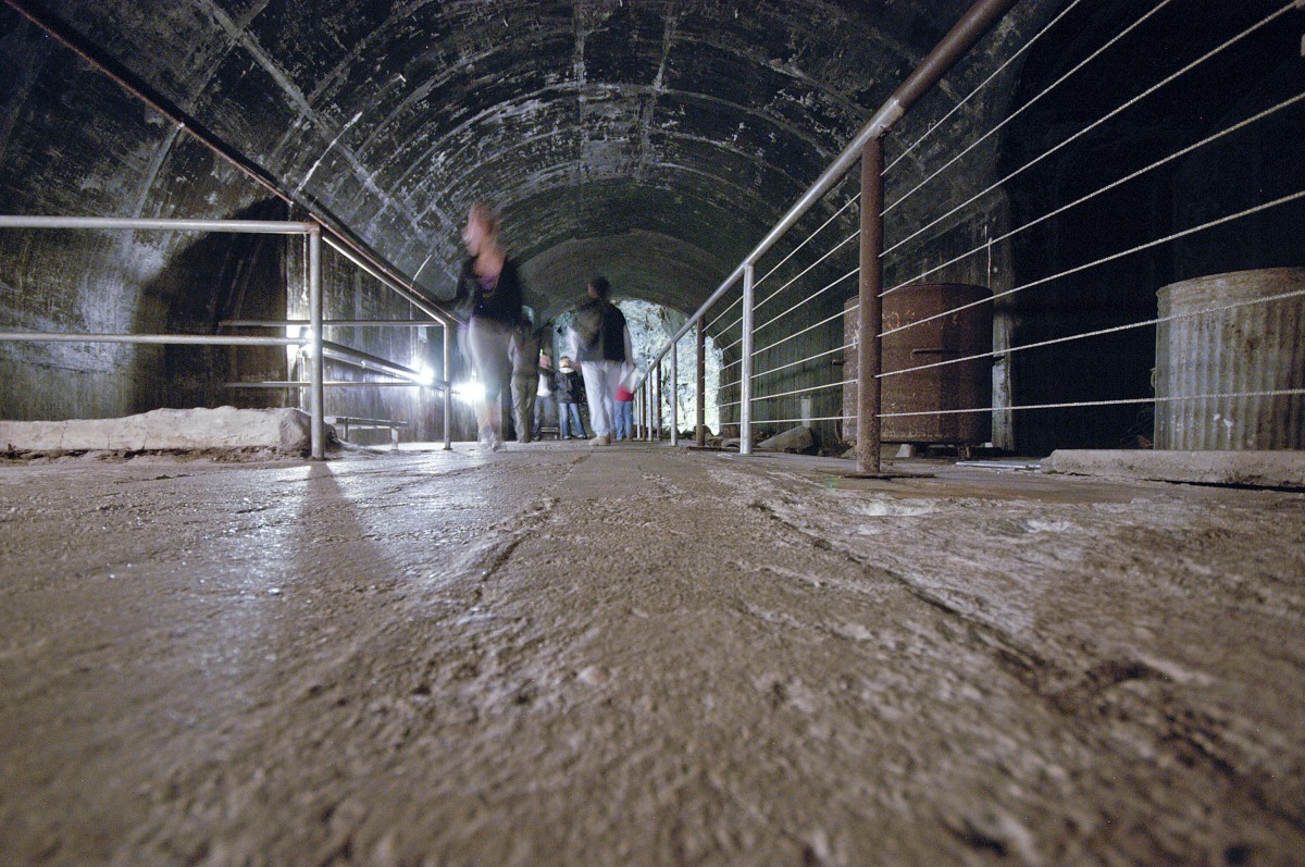 Bunkeranlagen am Obersalzberg im Berchtesgadener Land. Aufnahme: Juli 2008.