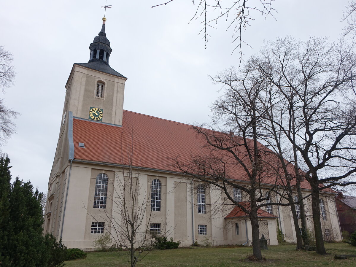 Burg, evangelische Kirche, erbaut von 1799 bis 1804 im fr�hklassizistischem Stil (03.04.2026)