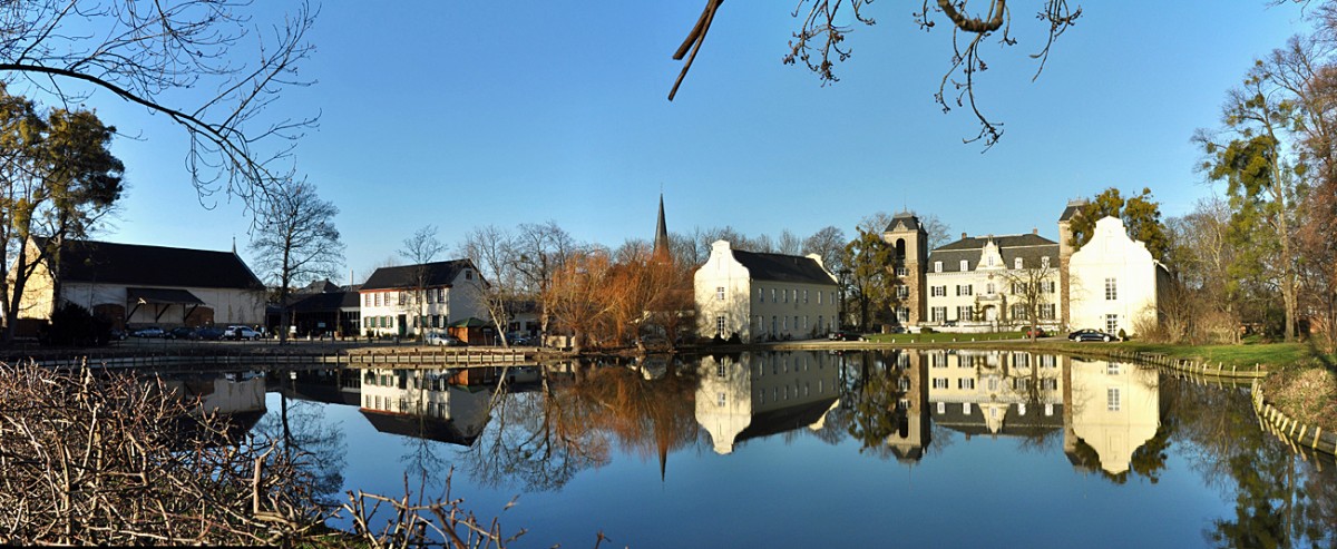 Burg Flamersheim mit Gaststttenbetrieb  Landlust  (linke Seite) - 12.01.2014