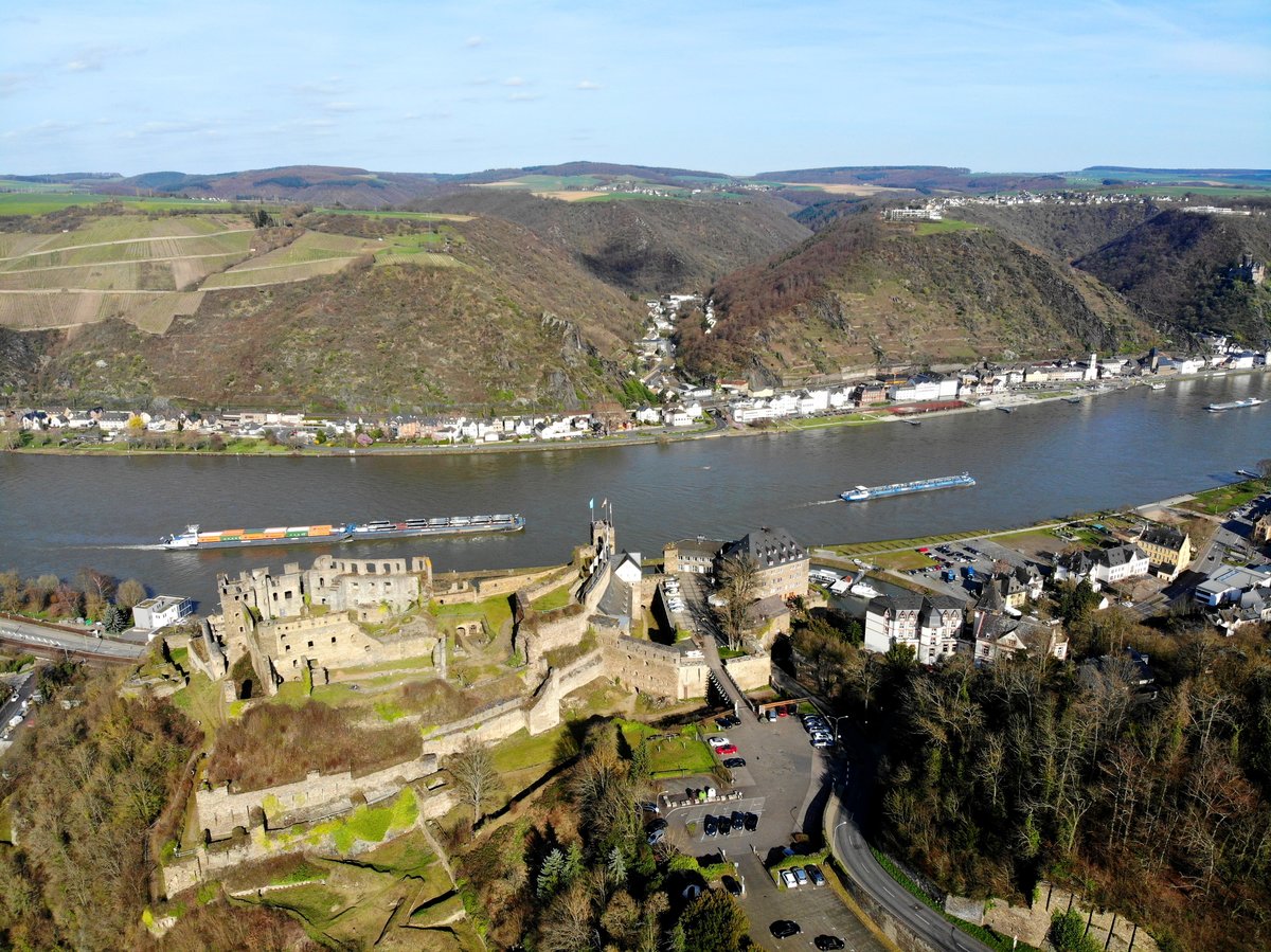 Burg Rheinfels in St. Goar; 15.03.2020