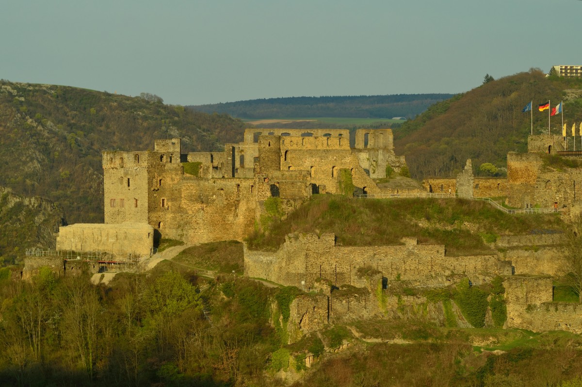 Burg Rheinfels in St. Goar. 28.3.2014