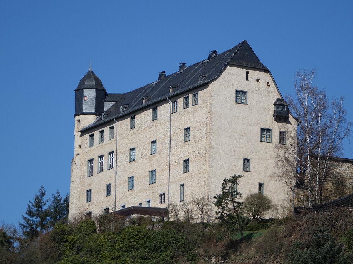 Burg Schadeck, Trutzburg an der Lahn, erbaut ab 1288 (19.03.2022)