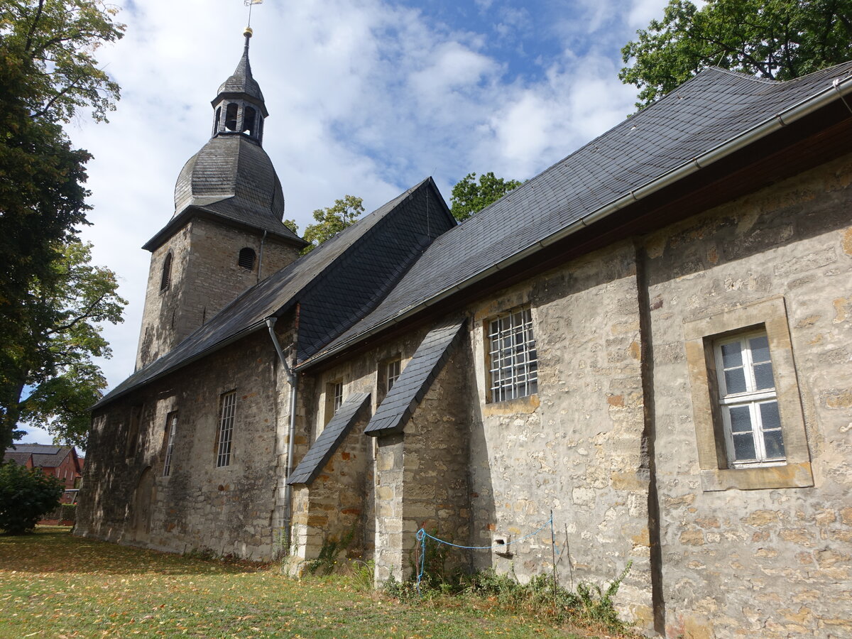 Burgdorf, evangelische St. Lambertus Kirche, erbaut im 12. Jahrhundert (13.09.2025)