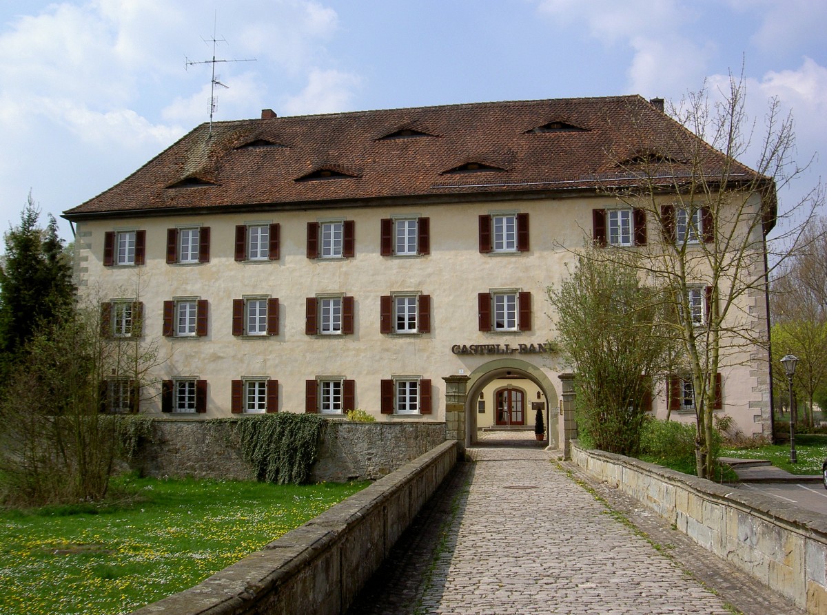 Burghaslach, Schloss am Kirchplatz, erbaut 1778 (13.04.2014)