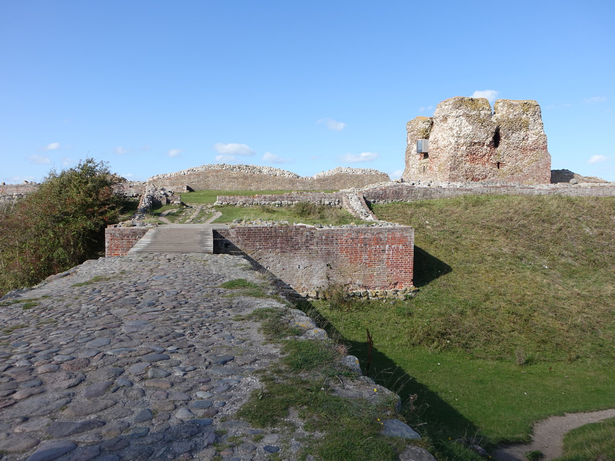 Burgruine Kal, erbaut ab 1314 durch Knig Erik Menved (24.09.2020)