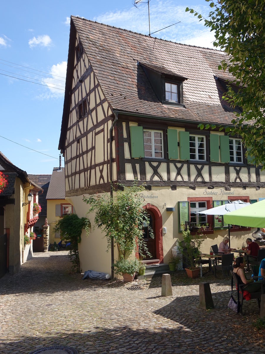 Burkheim, Gasthof Siebter Himmel in der Mittelstadt (14.08.2016)