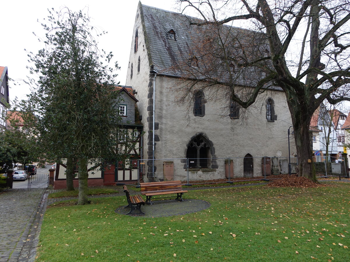 Butzbach, Michaeliskapelle in der Griedeler Strae, erbaut 1433 (01.11.2021)