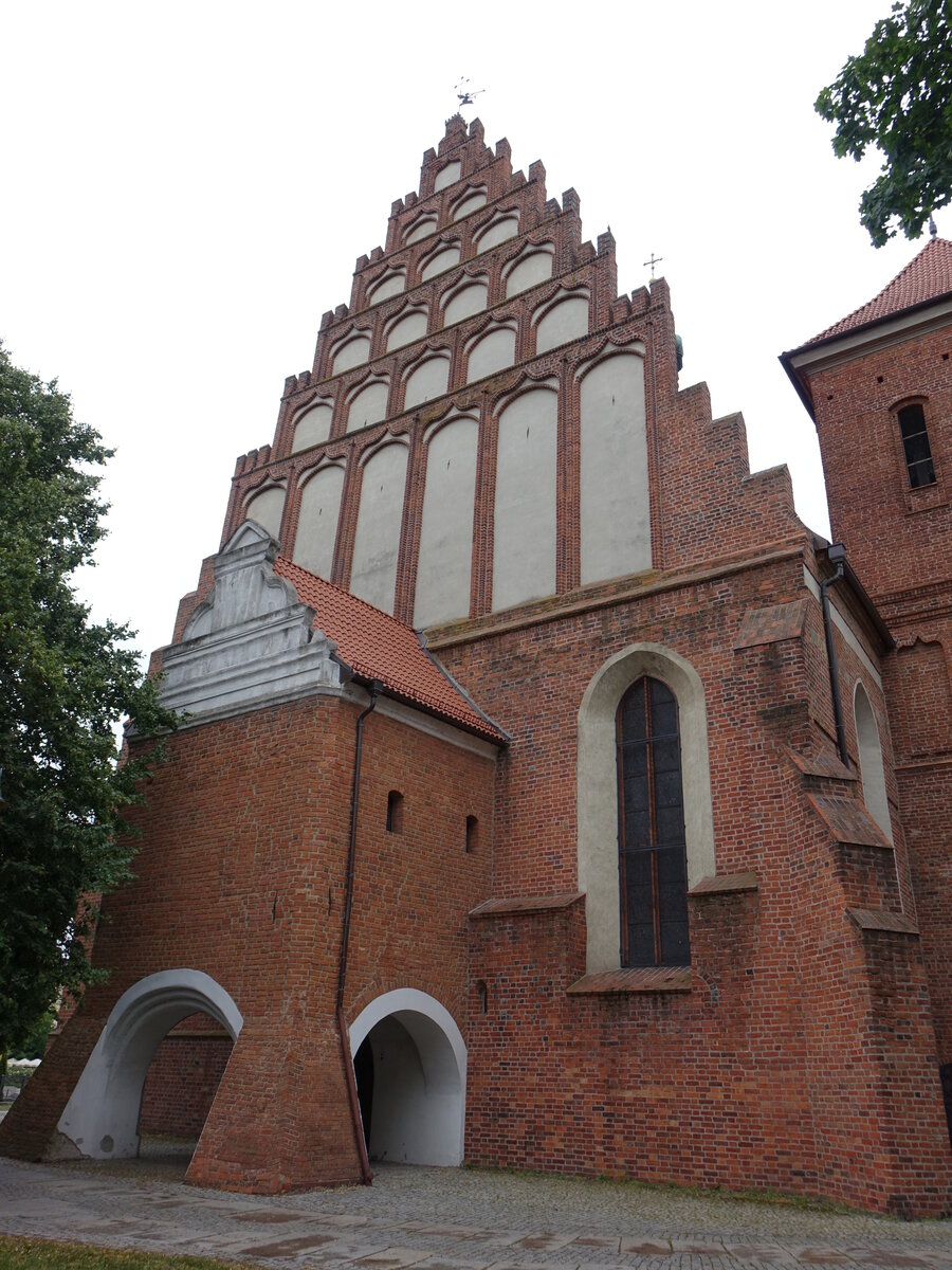 Bydgoszcz / Bromberg, Pfarrkirche St. Martin, erbaut von 1460 bis 1500 als sptgotische Hallenkirche (06.08.2021)