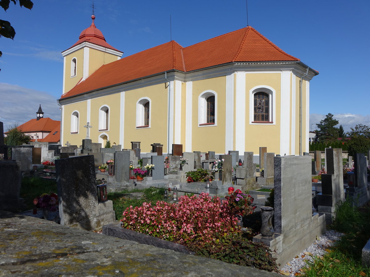 Byst / Bejscht, Pfarrkirche St. Georg, erbaut bis 1823 (30.09.2019)