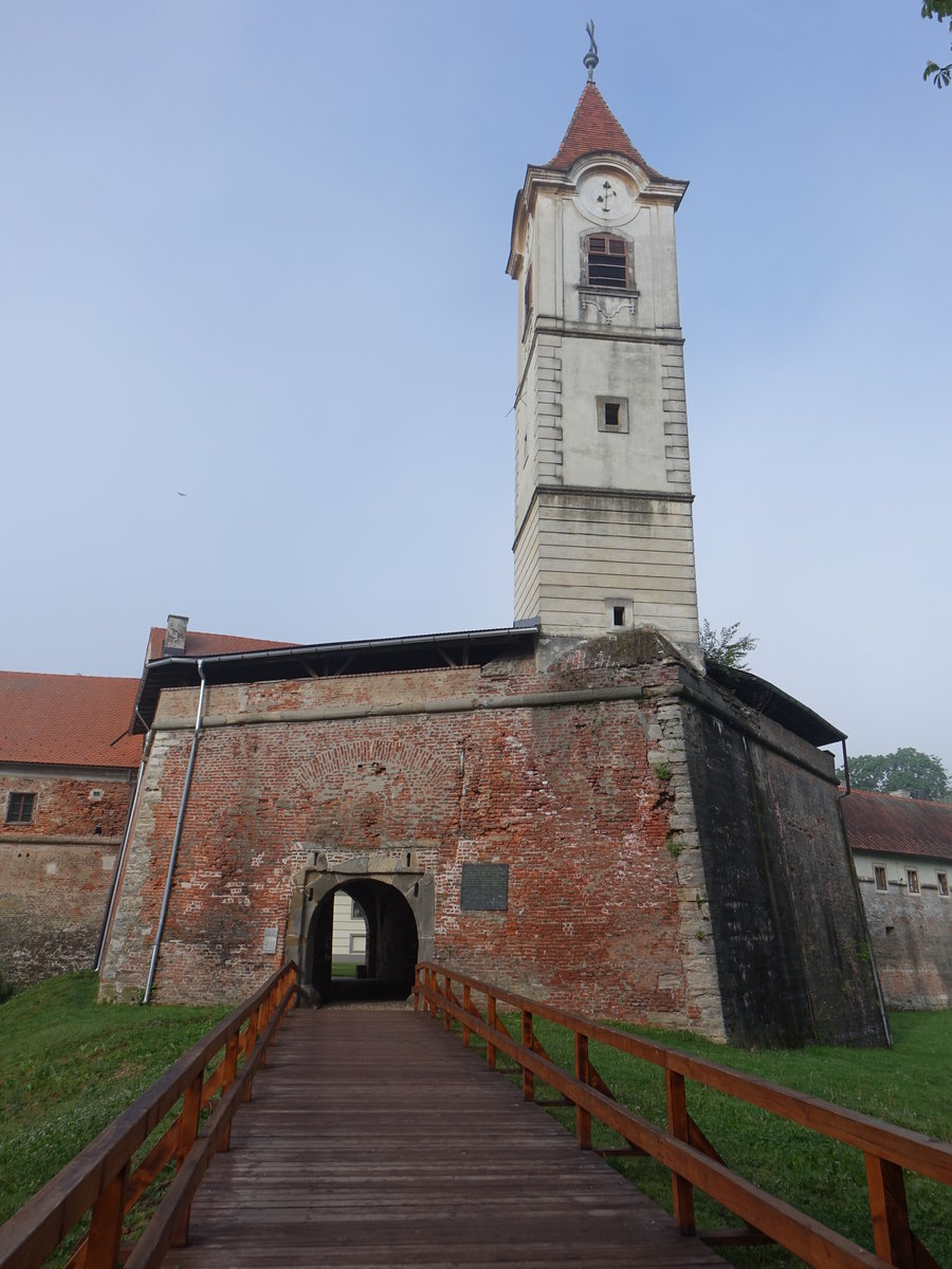 Cakovec, Zrinski Burg, erbaut im 16. Jahrhundert (04.05.2017)