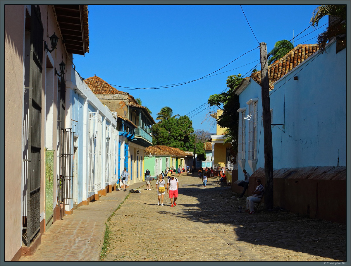 Calle Real del Jige in der historischen Altstadt von Trinidad. (24.03.2017)