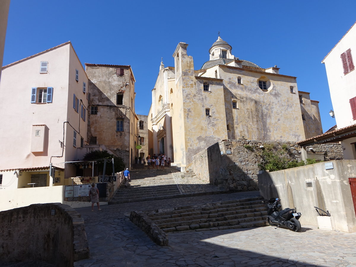 Calvi, Dom St. Jean Baptiste, erbaut im 13. Jahrhundert (19.06.2019)