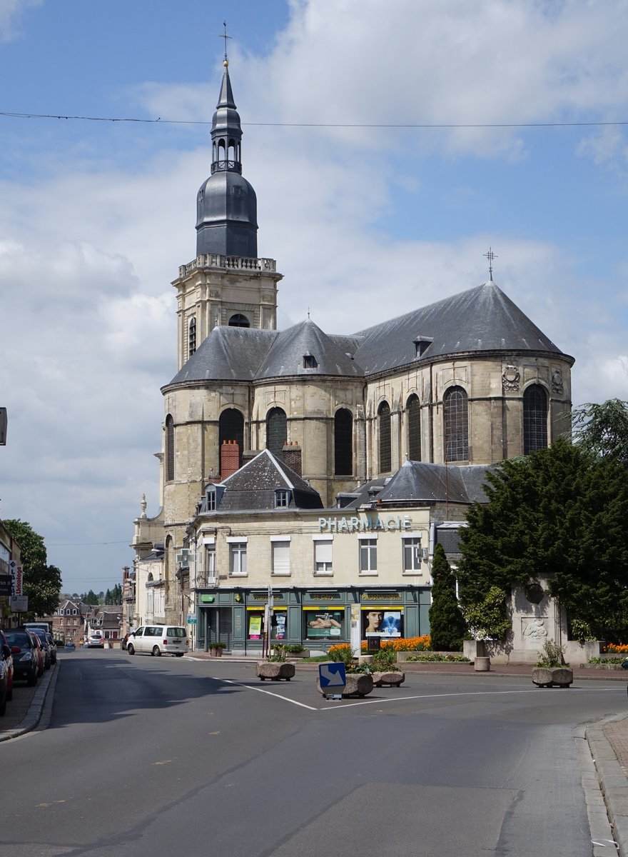 Cambrai, Saint-Gery Kirche, erbaut von 1697 bis 1745 (15.05.2016)