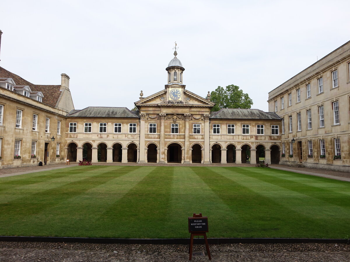 Cambridge, Chapel des Emmanuel College in der St. Andrews Street (08.09.2023)