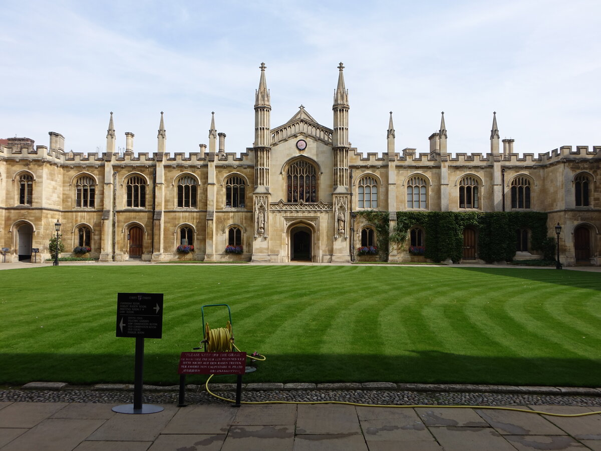 Cambridge, Christ College, gegrndet 1505 durch Lady Margaret Beaufort (08.09.2023)