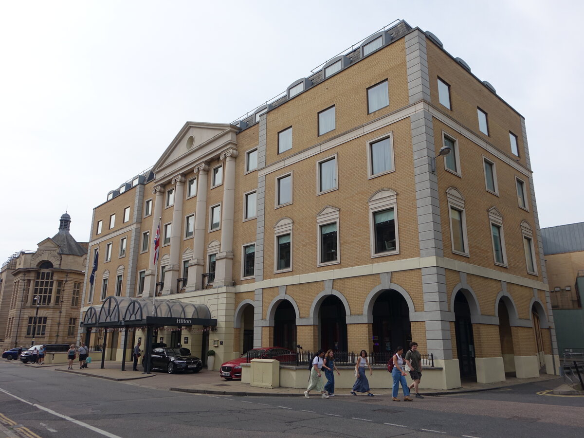 Cambridge, Hilton Hotel in der Downing Street (08.09.2023)