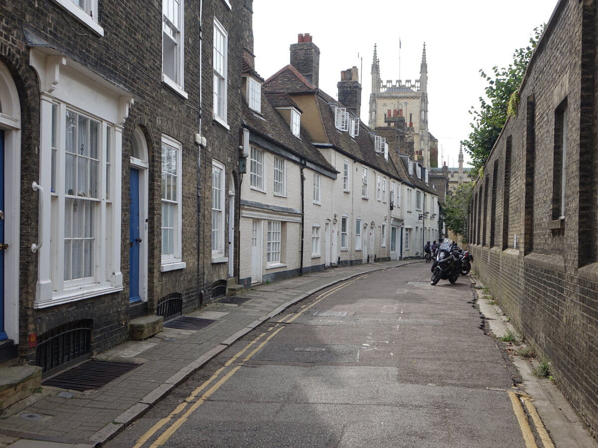 Cambridge, historische Huser in der Botolph Lane (08.09.2023)