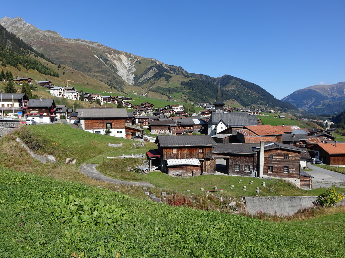 Camischolas in der Region Surselva, Graubünden (25.09.2016)