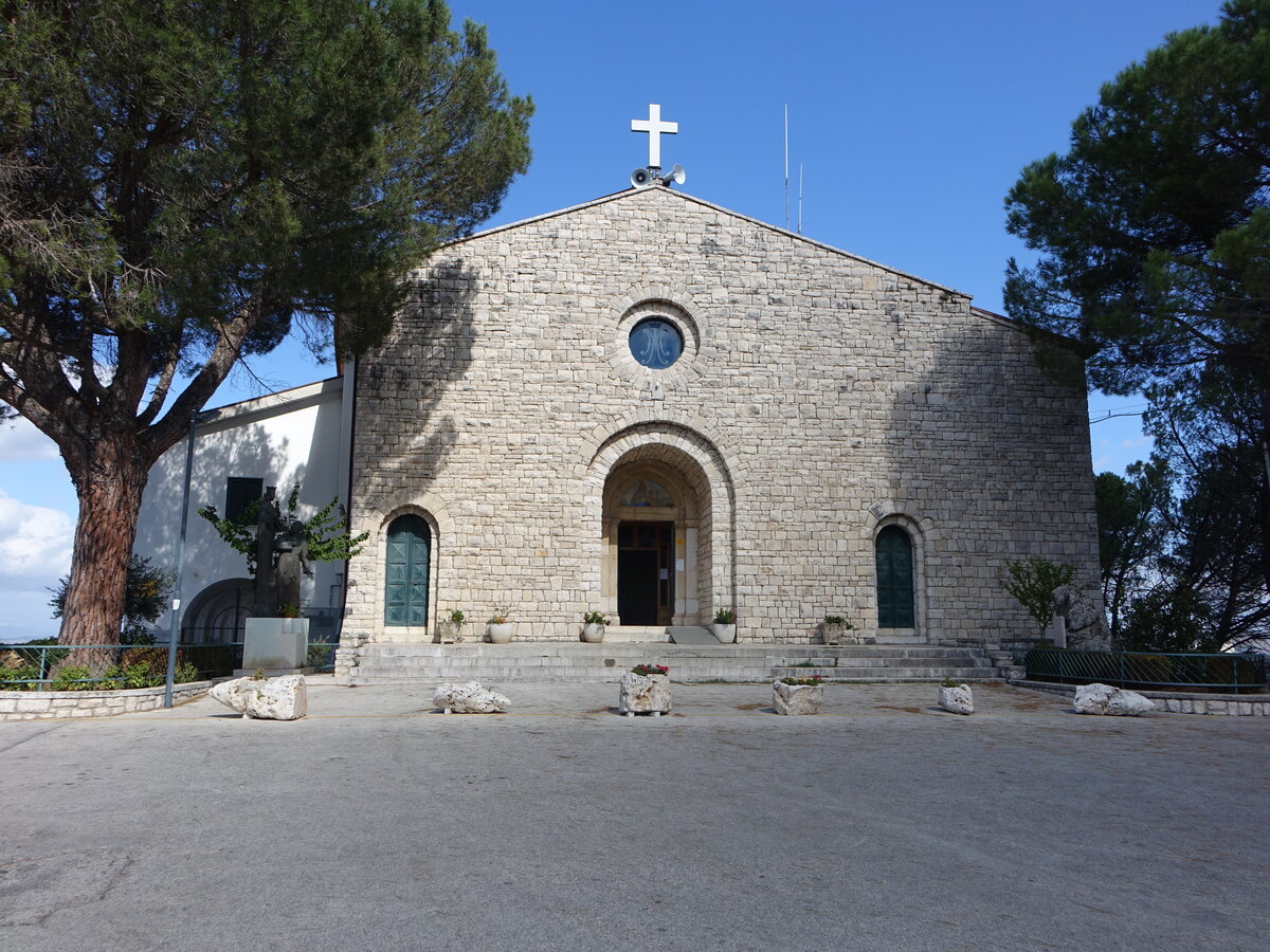 Campobasso, Kirche Santa Maria Maggiore, erbaut ab 1354 (17.09.2022)