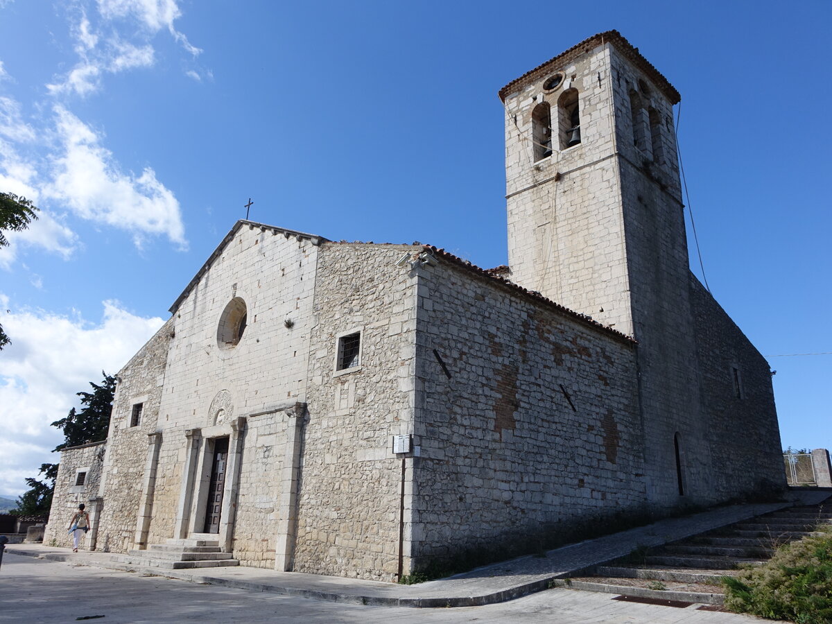 Campobasso, Pfarrkirche San Giorgio, erbaut im 10. Jahrhundert (17.09.2022)