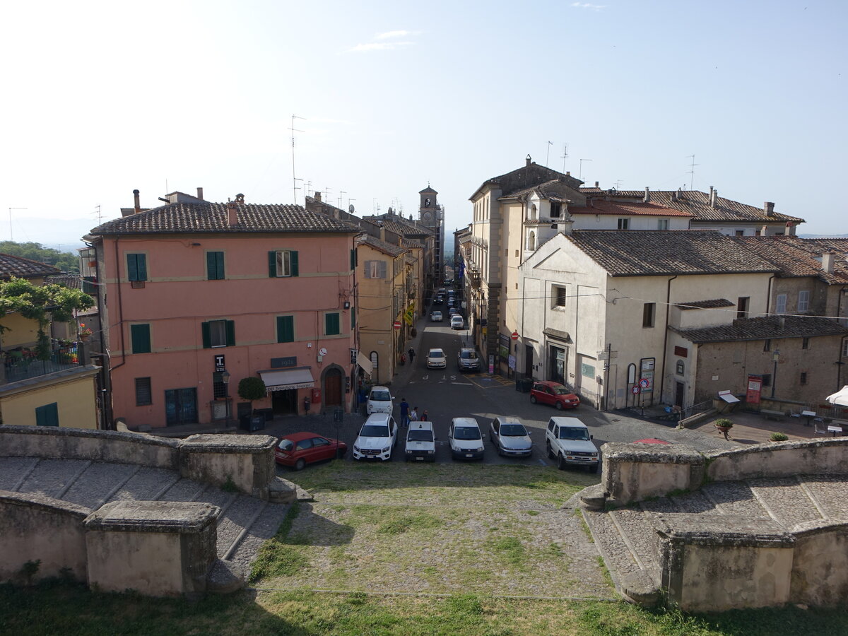 Caprarola, Gebude in der Via Filippo Nicolai (24.05.2022)