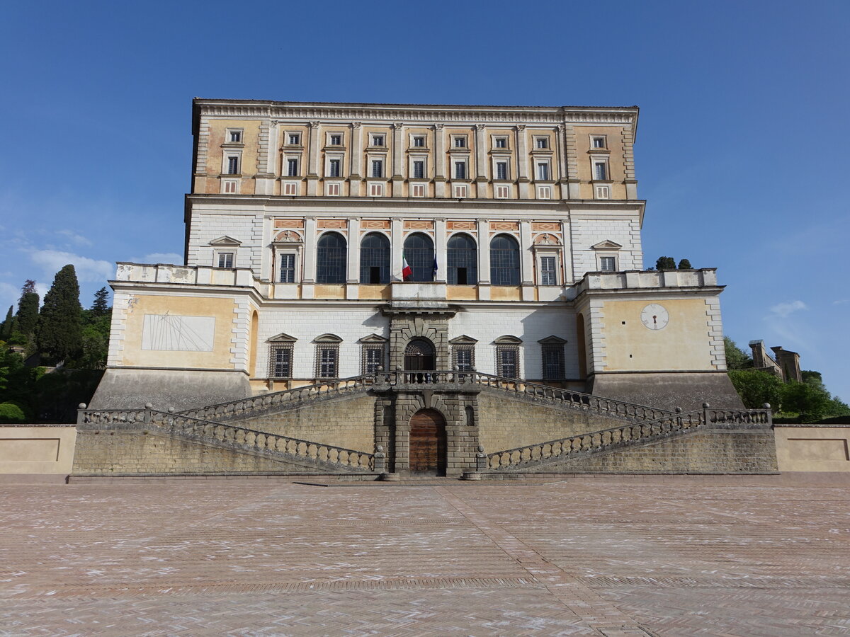 Caprarola, Palazzo Farnese, erbaut von 1559 bis 1573 durch  Giacomo Barozzi da Vignola (24.05.2022)