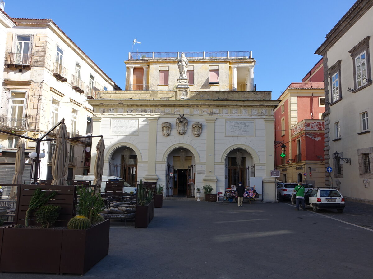 Capua, Palazzo della Gran Guardia, erbaut von 1608 bis 1611 (21.09.2022)