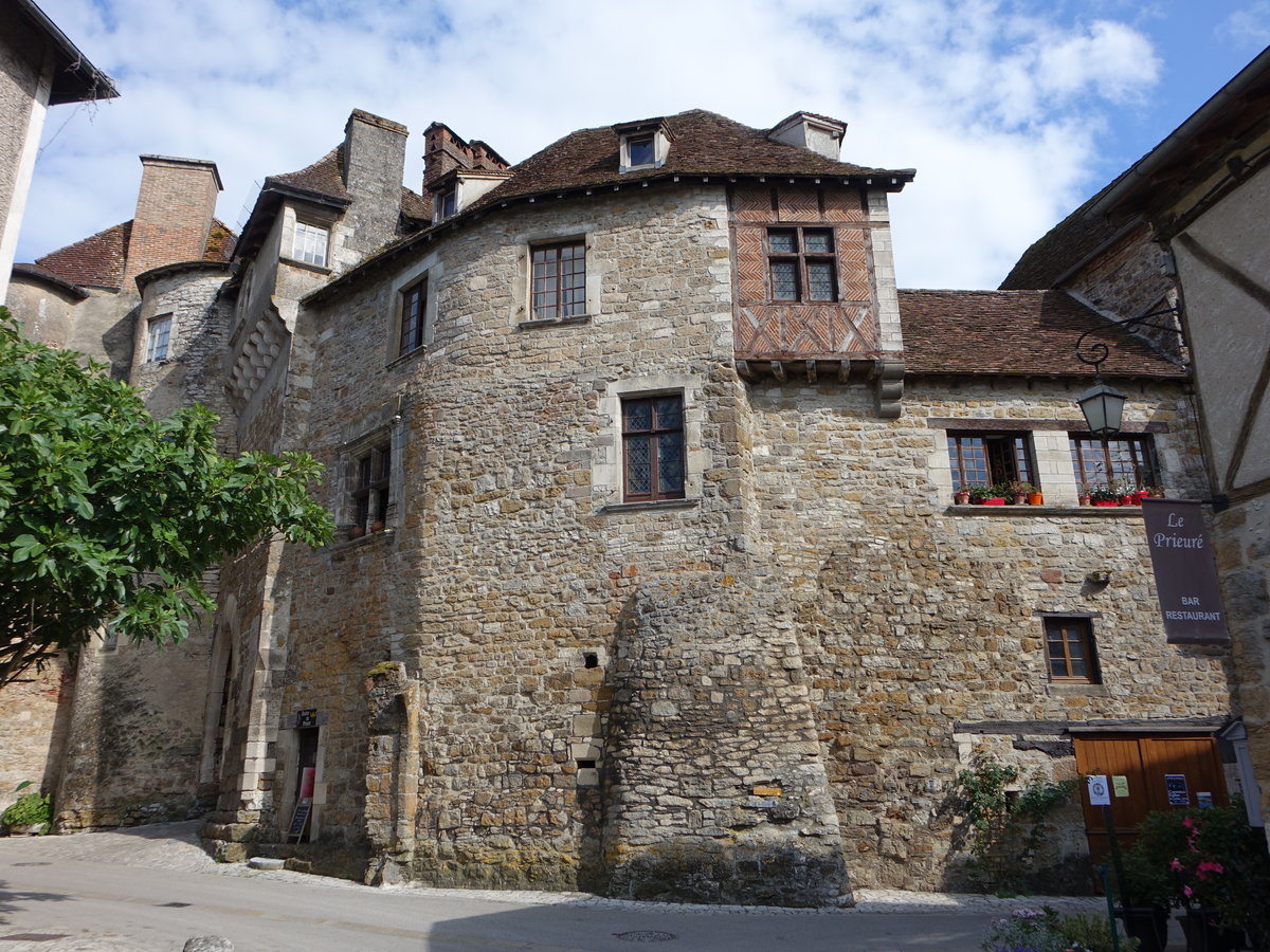 Carennac, alte Prieure Doyenne, erbaut im 15. Jahrhundert (21.07.2018)