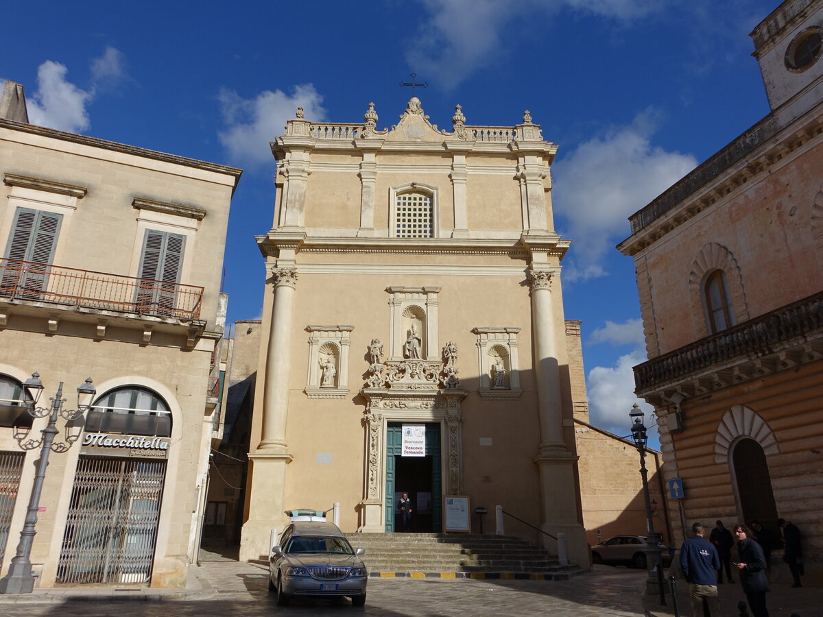 Casarano, Pfarrkirche St. Maria Assunta an der Piazza San Giovanni (02.03.2023)