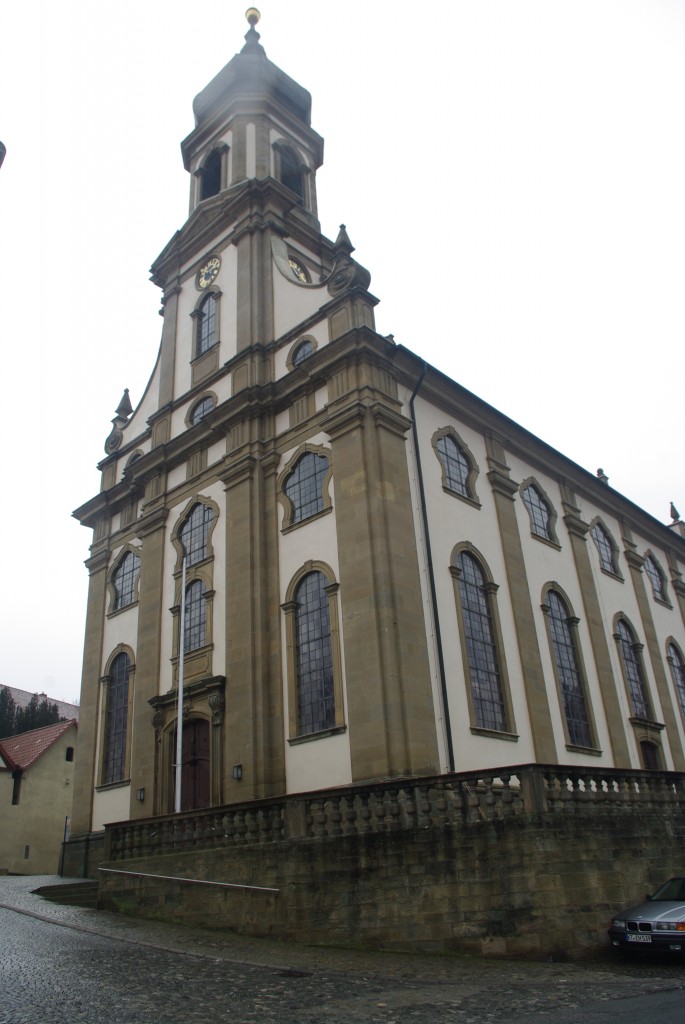 Castell, Grafschaftskirche, erbaut von 1784 bis 1792, Architekt Joseph Albert (18.02.2012)