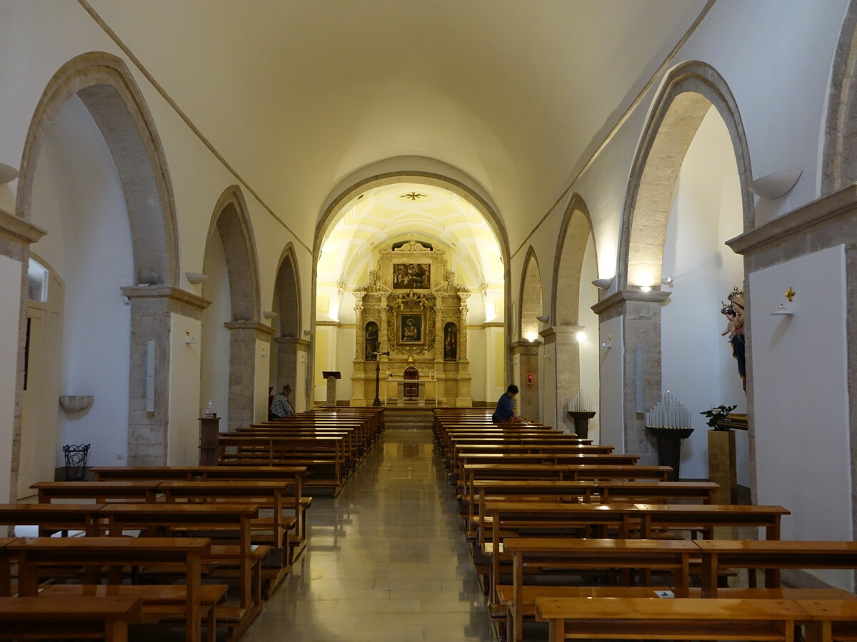 Castellana Grotte, Hochaltar in der Pfarrkirche St. Maria del Caroseno (29.09.2022)