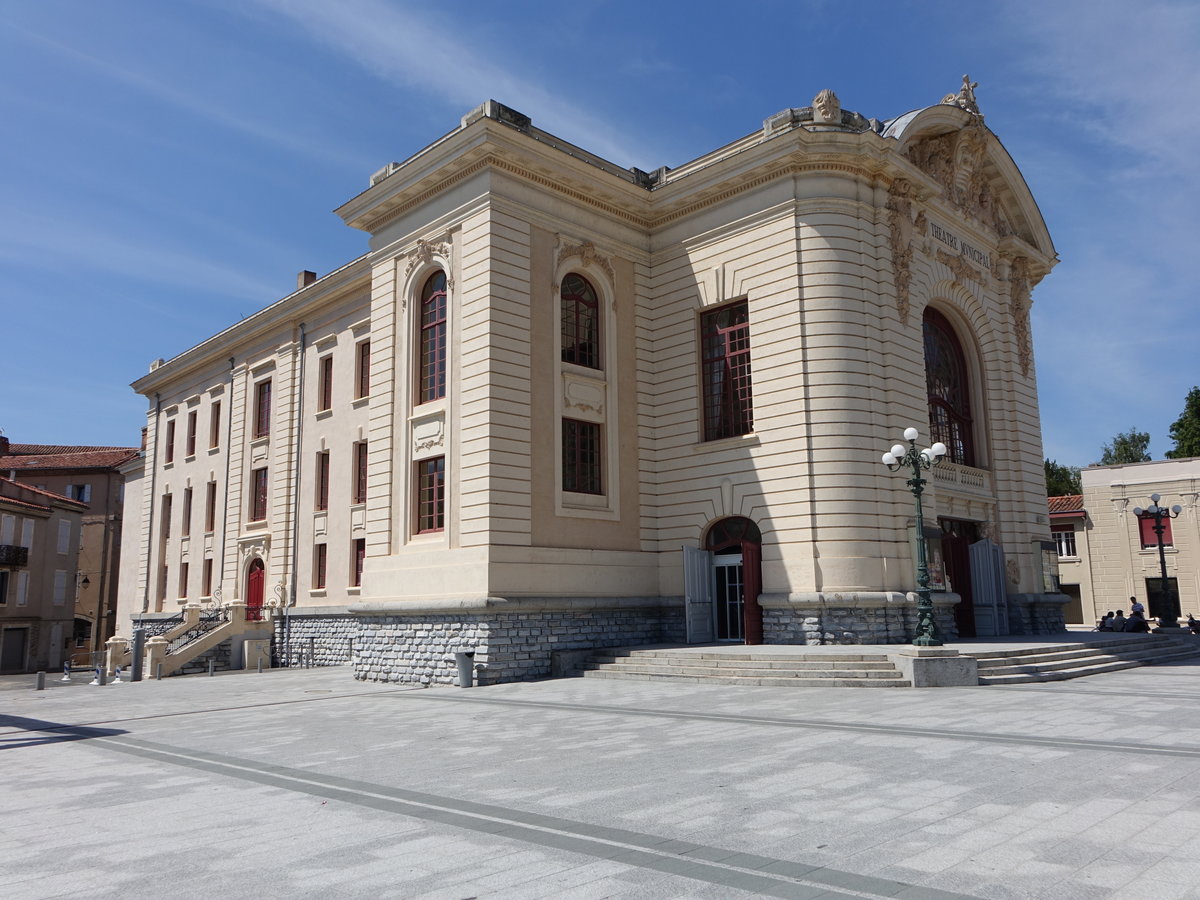 Castres, Theatre Municipal am Place de la Republique (30.07.2018)