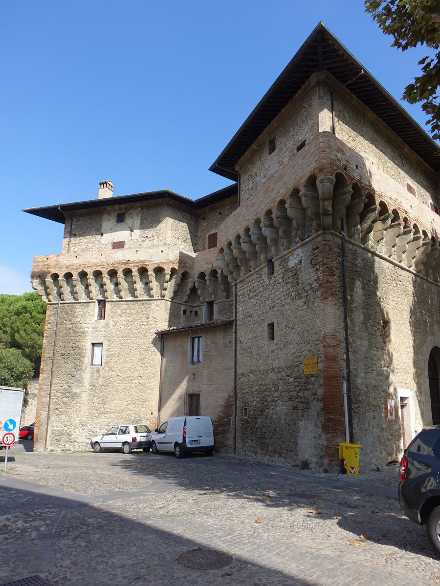 Castrocaro Terme, Castello del Capitano, erbaut im 16. Jahrhundert (20.09.2019)