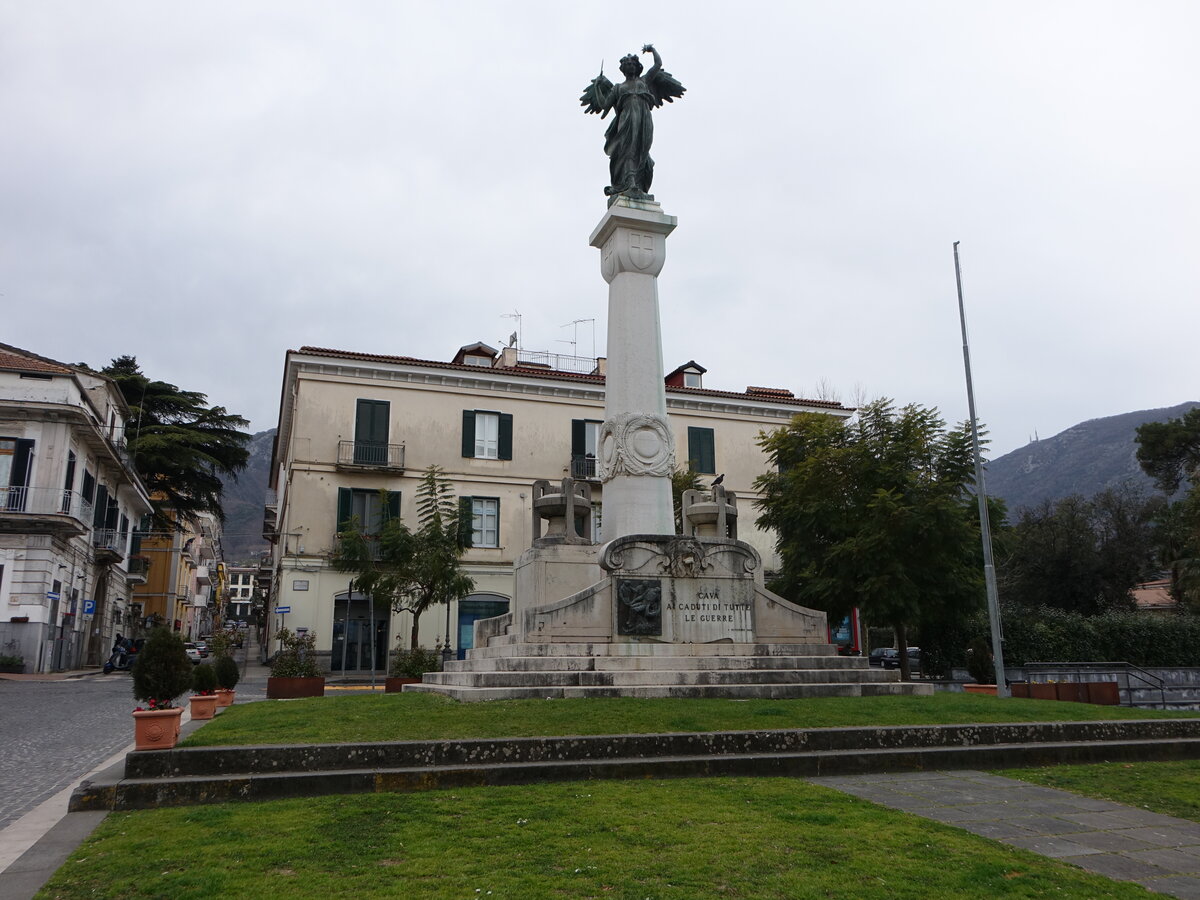 Cava di Tirreni, Monumento al Caduti an der Piazza Eugenio Abbro (25.02.2023)