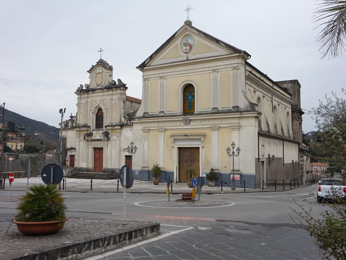 Cava di Tirreni, Pfarrkirche St. Maria Incoronata dell Olmo in der Via Enrico de Marinis (25.02.2023)