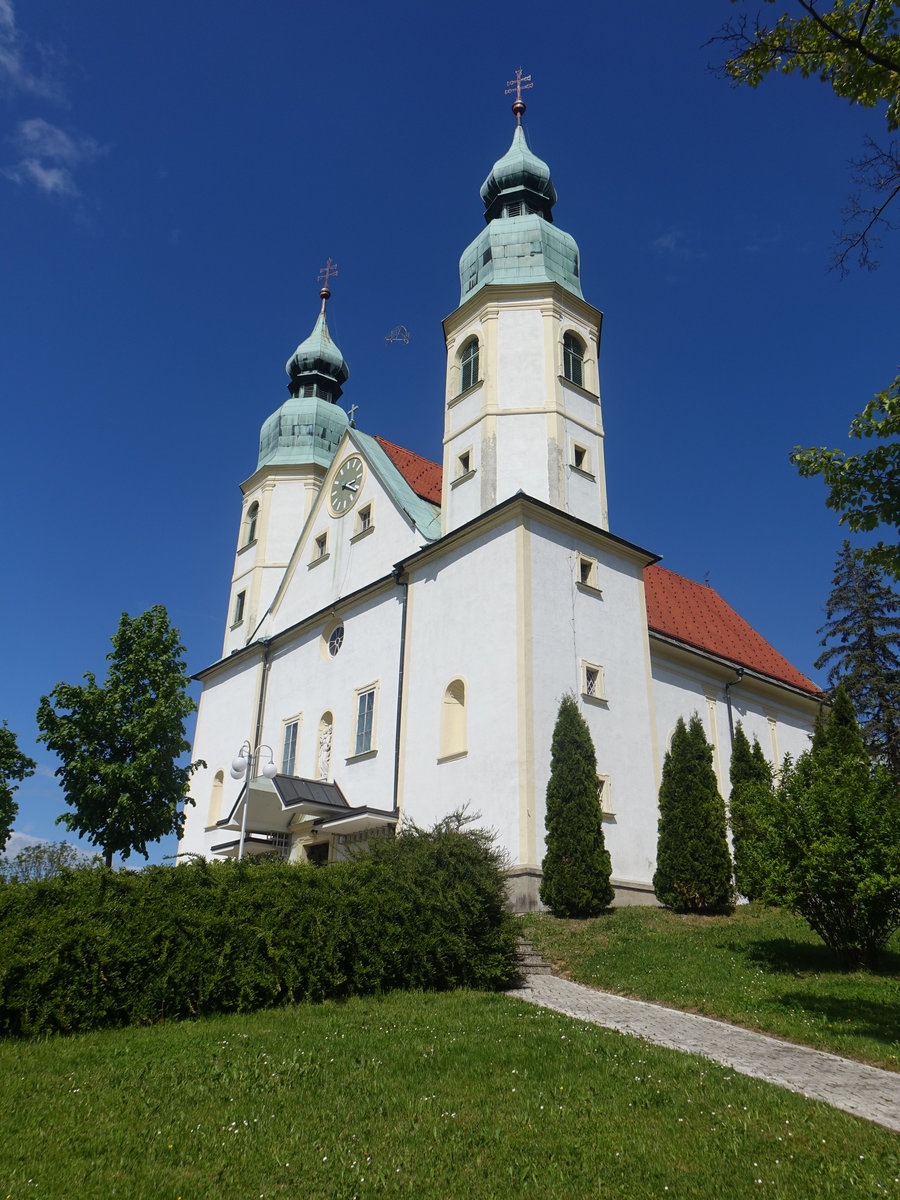 Celje, barocke Wallfahrtskirche St. Josef, erbaut 1680 (04.05.2017)