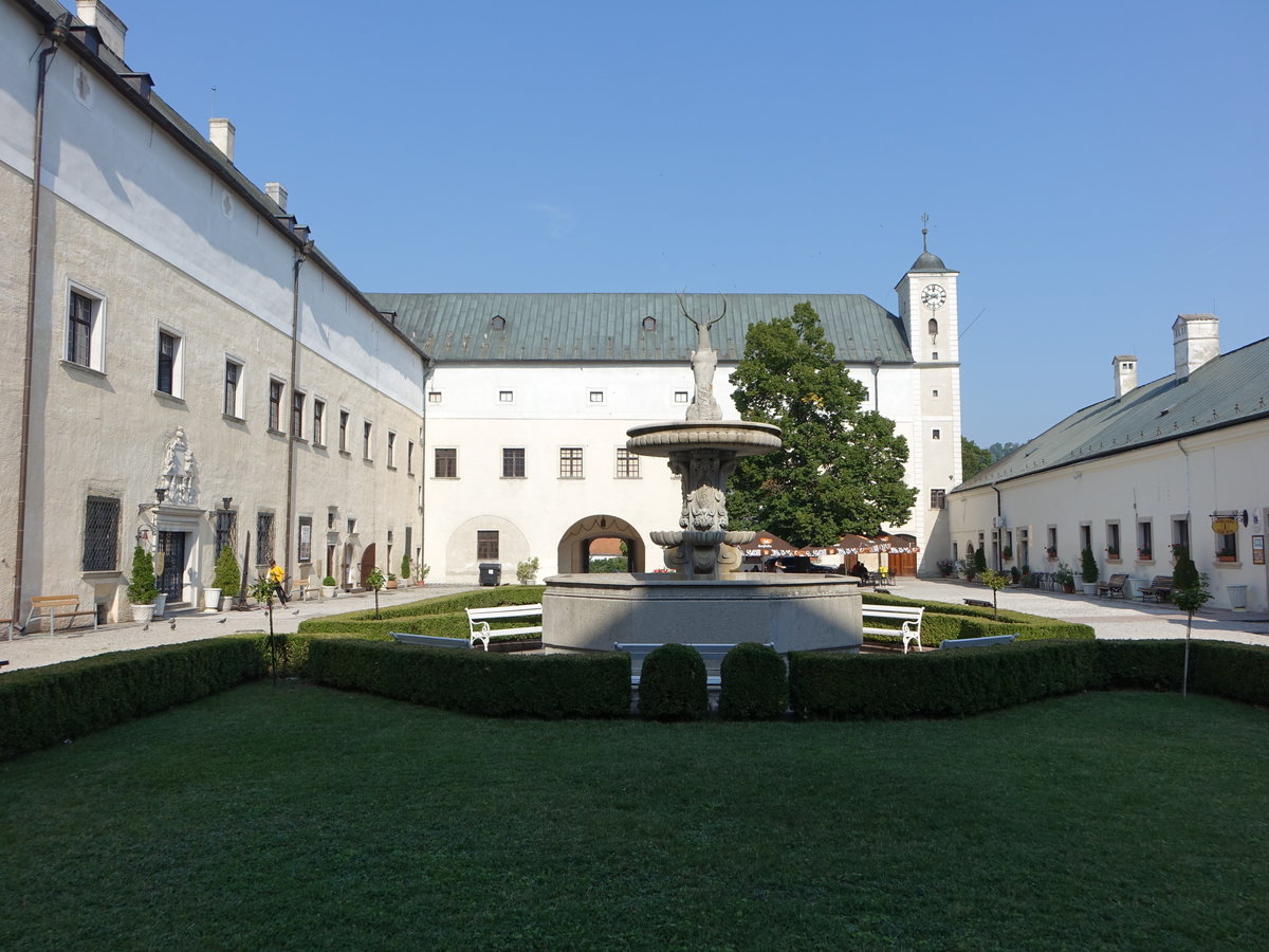 Cerveny Kamen, Schloss Bibersburg, erbaut im 13. Jahrhundert (29.08.2019)