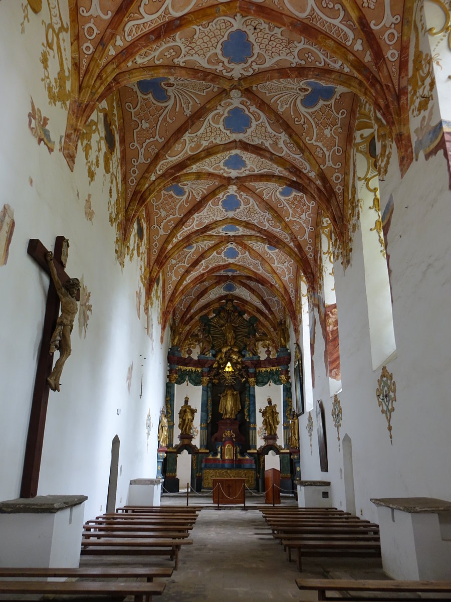 Cerveny Klastor, Hochaltar und Innenraum der Klosterkirche St. Antonius (02.09.2020)