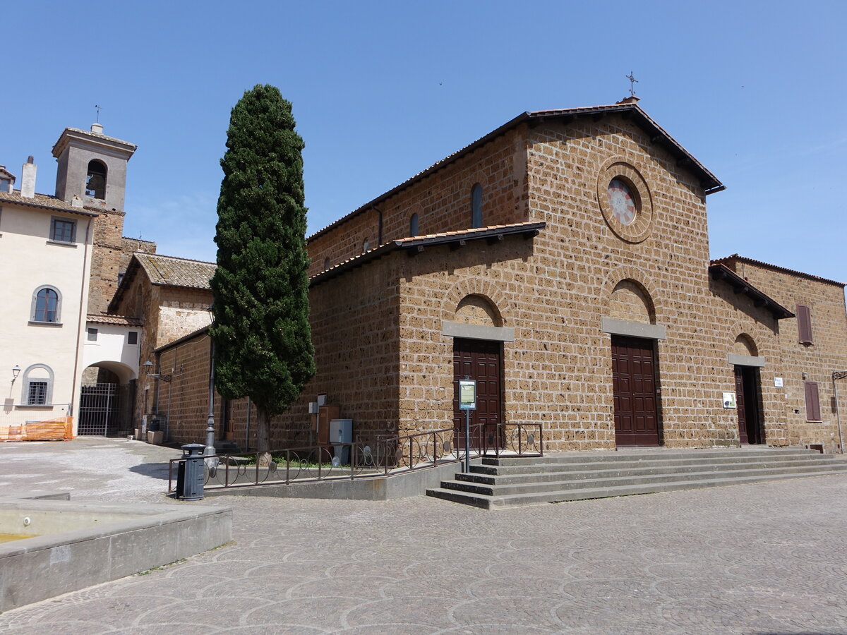 Cerveteri, Pfarrkirche Santa Maria Maggiore, erbaut im 11. Jahrhundert (23.05.2022)