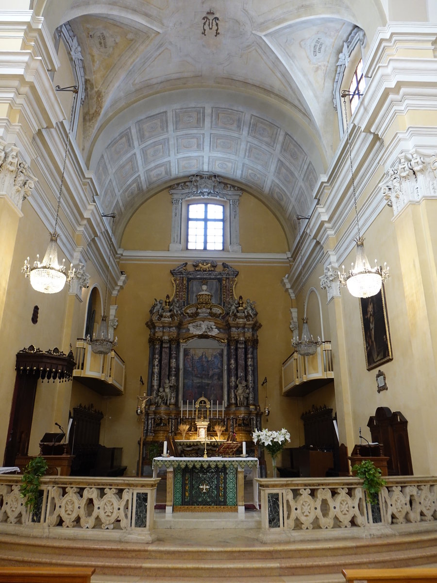 Cervia, barocker Hochaltar in der Kathedrale St. Maria Assunta (20.09.2019)
