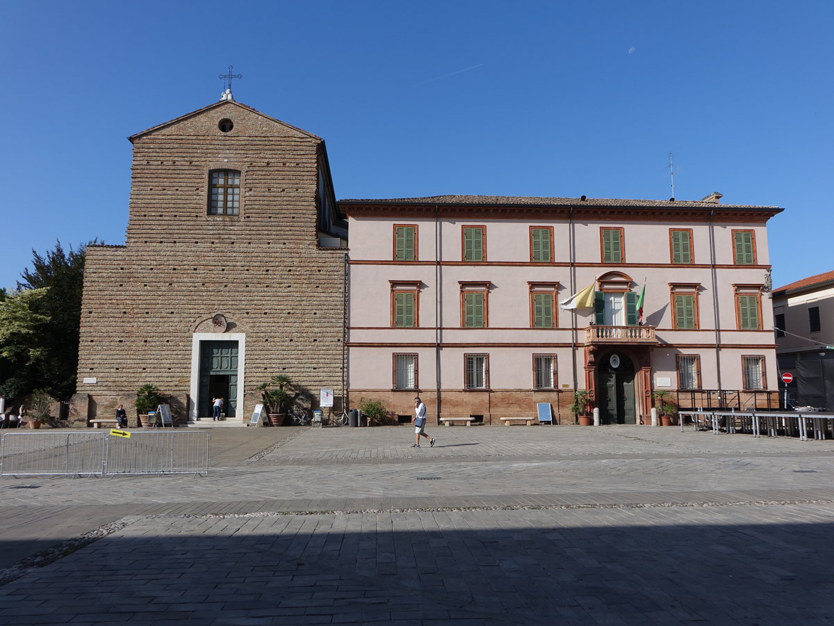 Cervia, Kathedrale Santa Maria Assunta, erbaut bis 1699 (20.09.2019)