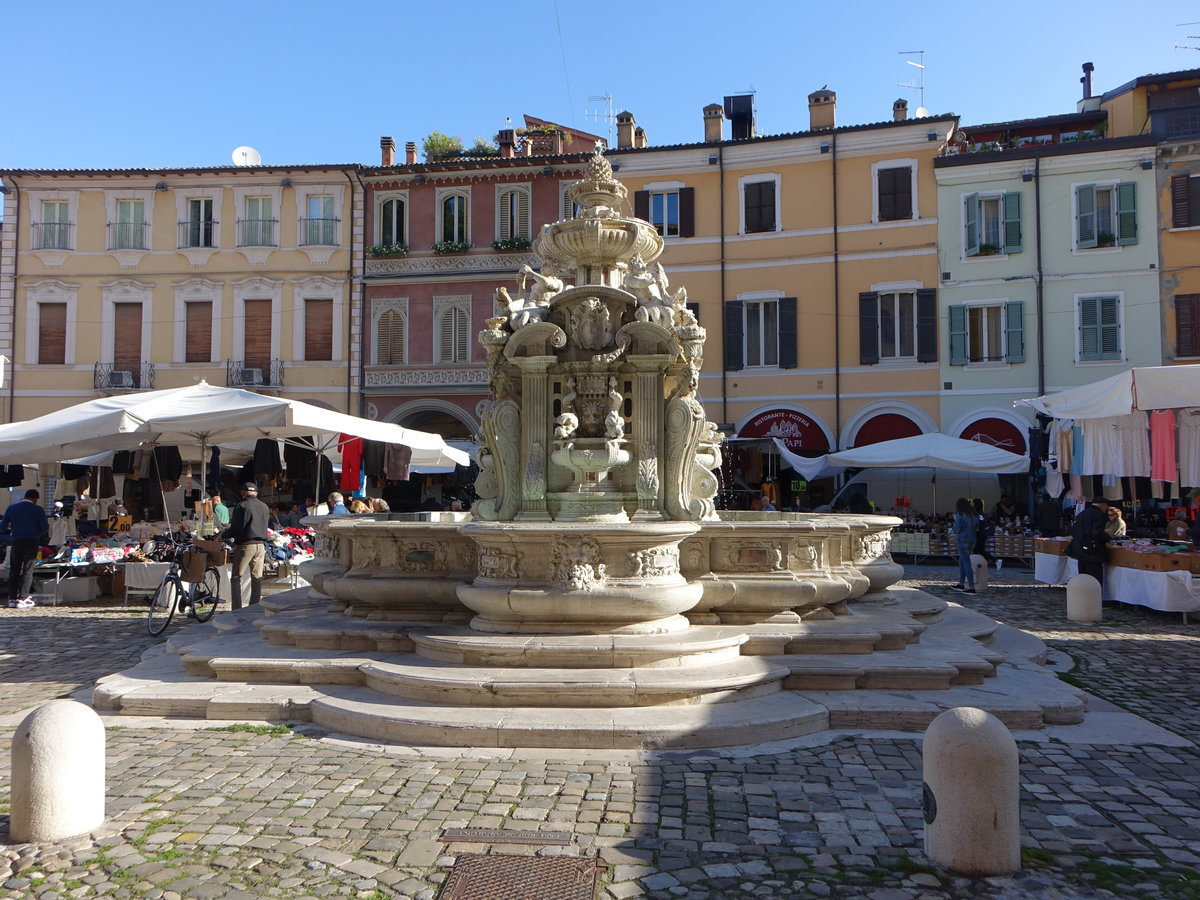 Cesena, Fontana Masini an der Piazza del Popolo (21.09.2019)