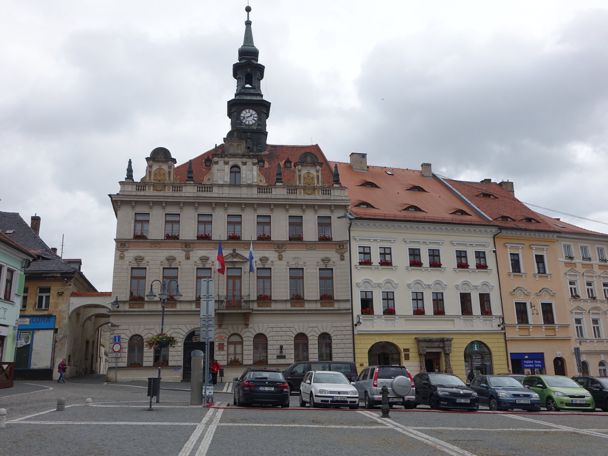 Ceska Lipa / Bhmisch Leipa, Rathaus am Namesti T. G. Masaryka (27.09.2019)