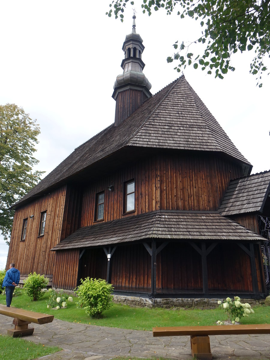 Chabowka, Holzkirche Hl. Kreuz, erbaut bis 1757 (02.09.2020)
