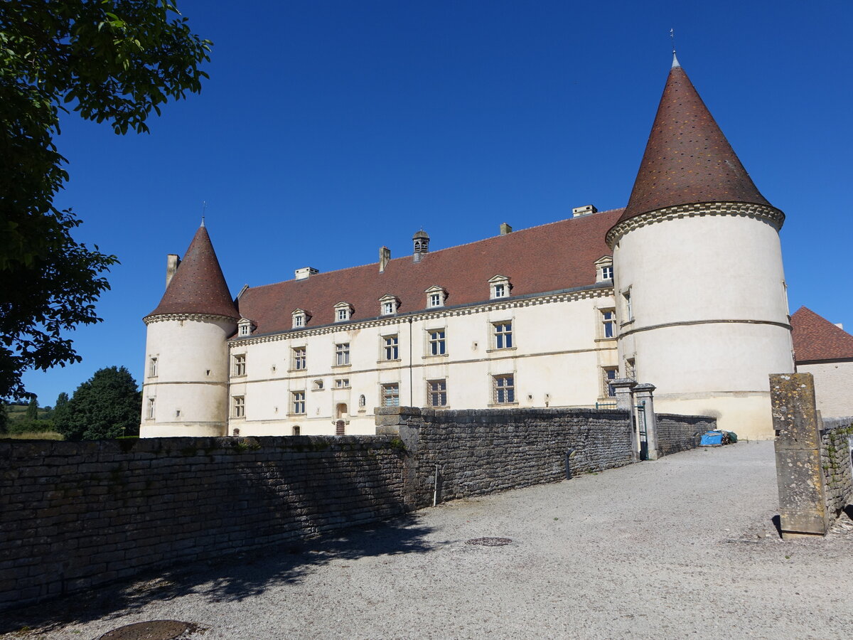 Chailly-sur-Armancon, Schloss in der Allee du Chateau (02.07.2022)