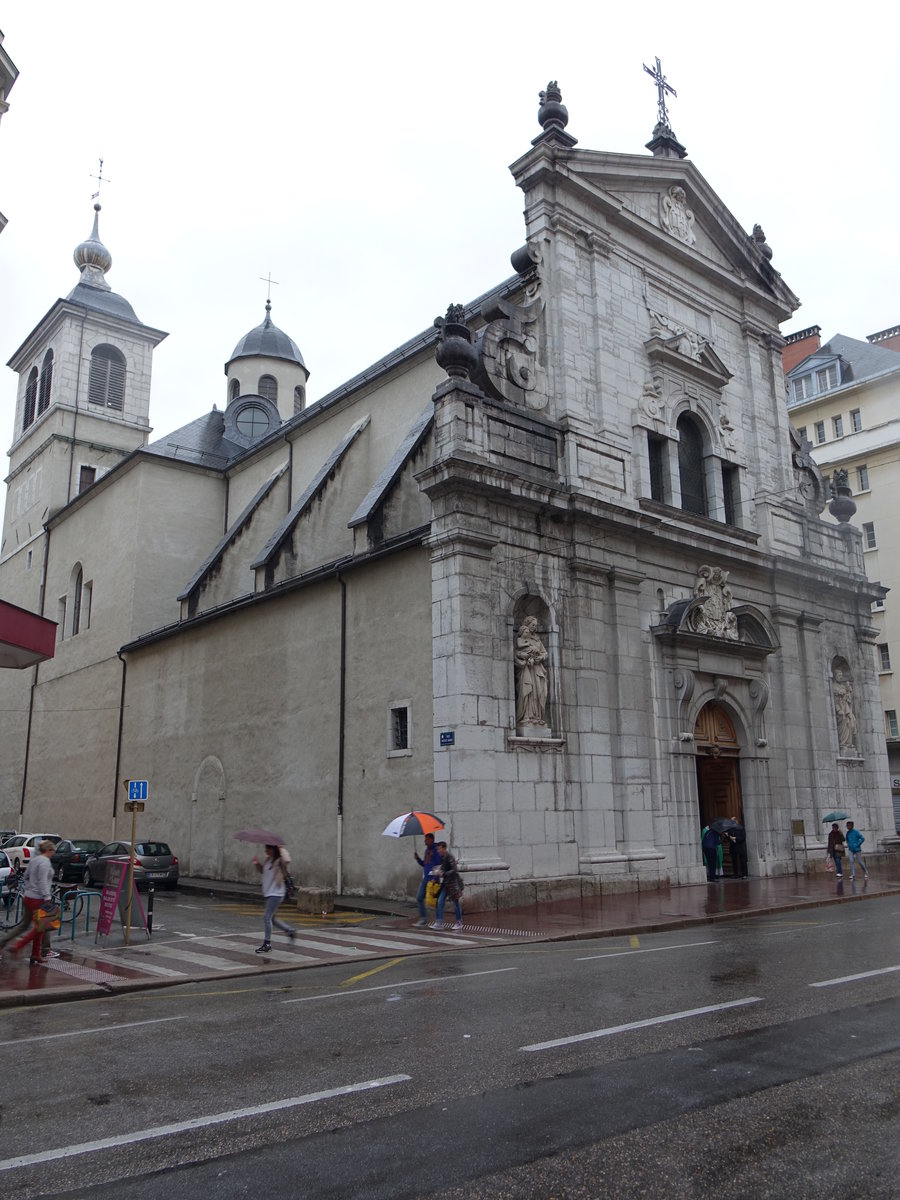 Chambery, Kirche Notre-Dame, erbaut von 1598 bis 1635 (17.09.2016) 