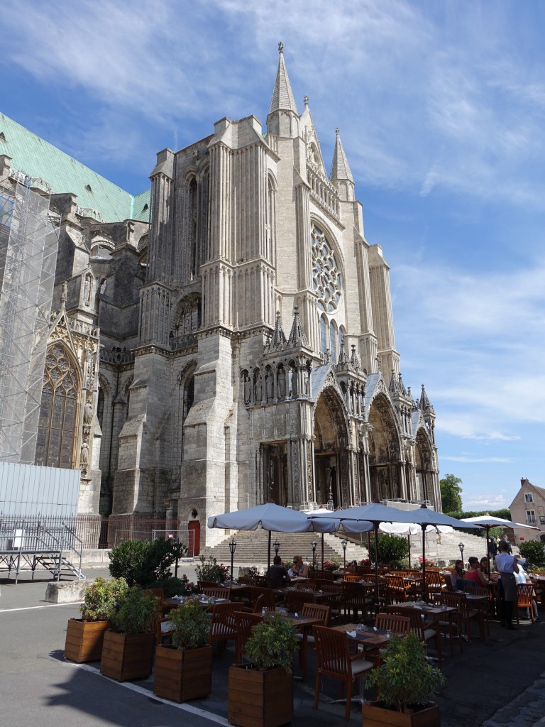 Chartres, Portal Royal der Kathedrale Notre Dame (18.07.2015)