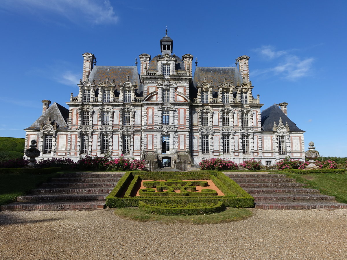 Chateau Beaumesnil, erbaut von 1631 bis 1640 durch Jacques le Conte (15.07.2016)
