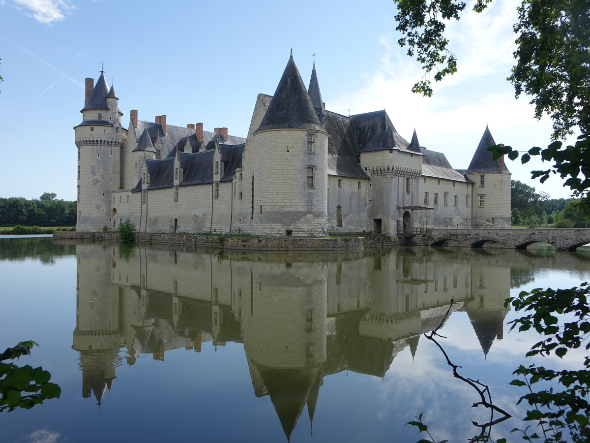 Chateau in Plessis-Bourre, erbaut von 1468 bis 1473 von Jean Bourree, Finanzier von Ludwig XI. (09.07.2017)